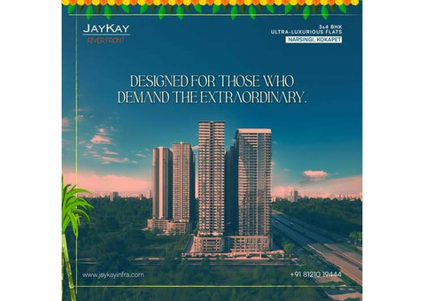 3 and 4BHK new apartments in kokapet hyderabad | JayKay Infra