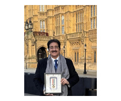 Sandeep Marwah Honored in British Parliament for the Eighth Time