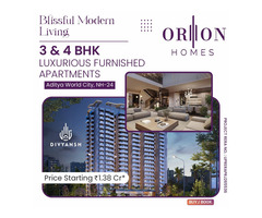 Divyansh Orion Homes | 3 BHK & 4 BHK Apartment in Ghaziabad