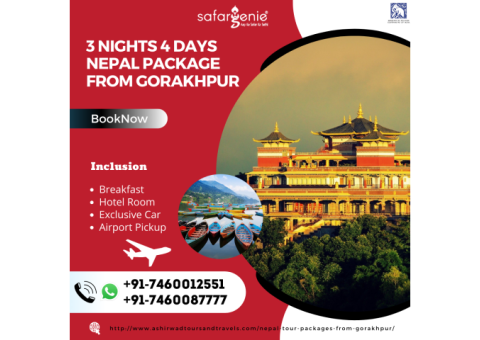 3 Nights 4 Days Nepal Package From Gorakhpur