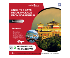 3 Nights 4 Days Nepal Package From Gorakhpur