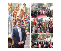 Marwah Studios Hosts Prayer Ceremony for Shivaji Maharaj’s Statue