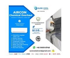 Aircon chemical overhaul in singapore