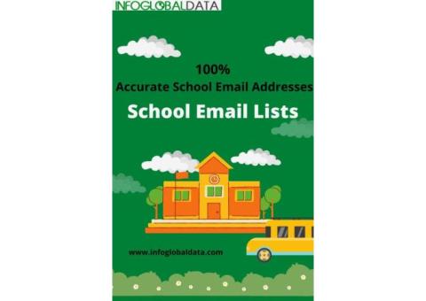 Buy 100% opt-in and reliable School Email Lists IN US