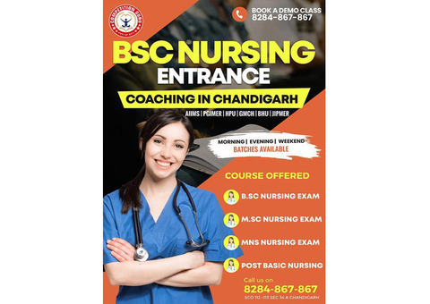Top BSc Nursing Entrance Coaching in Chandigarh