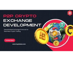 P2P Crypto Exchange Development-company - Kryptobees