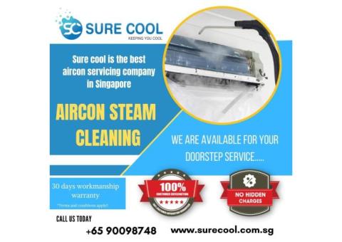 Aircon steam cleaning in singapore