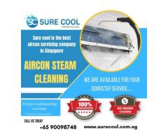 Aircon steam cleaning in singapore