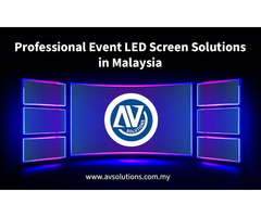 Professional Event LED Screen Solutions in Malaysia