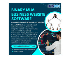 Binary MLM Software with E-Commerce, E-Wallet, Repurchase