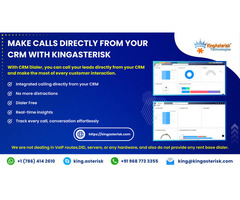 Make calls directly from your CRM with Kingasterisk