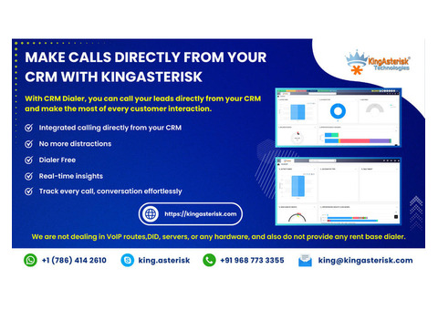 Make calls directly from your CRM with Kingasterisk