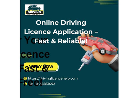 Online Driving Licence Application – Fast & Reliable!