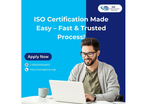 ISO Certification Made Easy – Fast & Trusted Process!