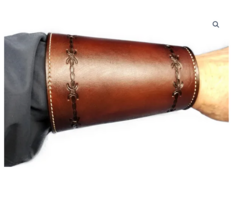 Custom Leather Wrist Cuffs for Horse Riding in Alvarado