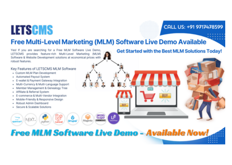 Free MLM Software Live Demo Available – Best MLM Solutions Today