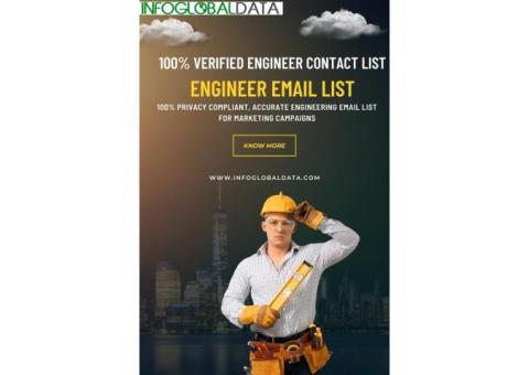 Buy 100% Opt-In Engineer Email List IN US From InfoGlobalData