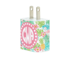 Get a Monogrammed iPhone Charger | Classy Chargers