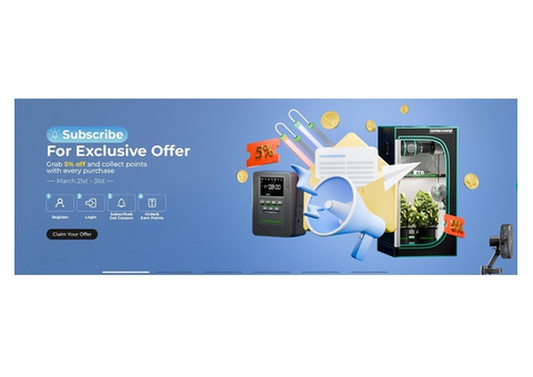 Boost Your Indoor Gardening Game with Mars Hydro!