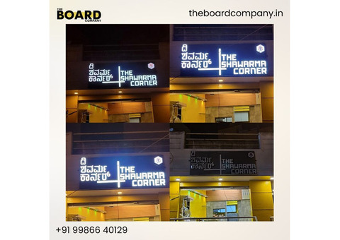 Elevate Your Brand with Custom LED Sign Boards in Bangalore