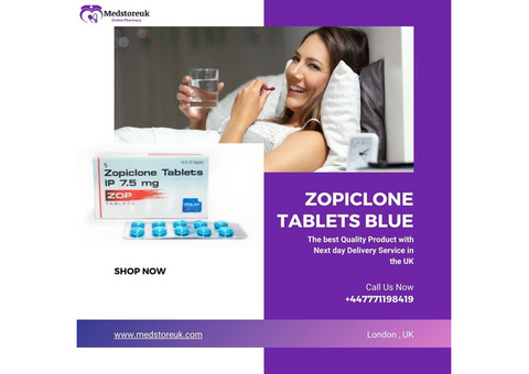 Buy Zopiclone Tablets Blue 7.5mg Tablets