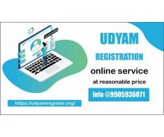 Online udyam Registration service at reasonable price @9905936071