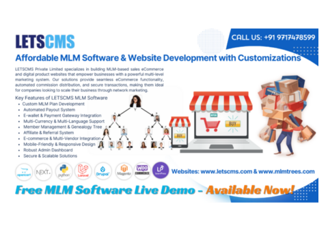 Affordable MLM Software and Website Development with Customizations