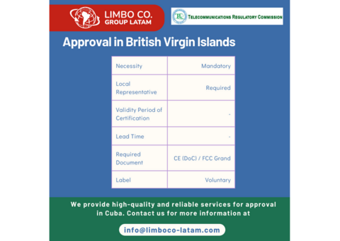 Type Approval in British Virgin Islands