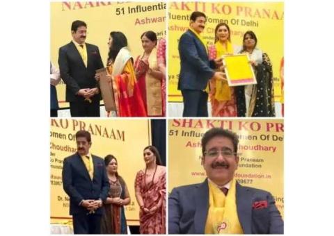 Sandeep Marwah Addressed Working Women at Brijbhumi Foundation