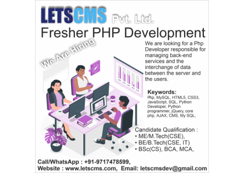 Urgently Required PHP Developer Jobs and Vacancies