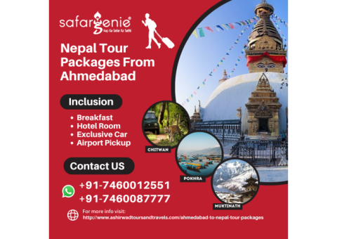 Book Nepal Tour Packages from Ahmedabad -SafarGenie