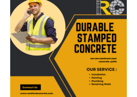 Attractive & Durable Stamped Concrete Rockford