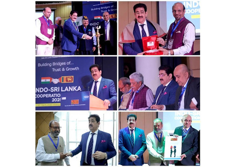 Sandeep Marwah Inaugurates Indo-Sri Lanka Cooperation Summit