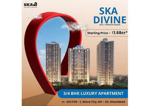SKA Divine - 3 BHK Apartment | 4 BHK Apartment in NH24, Ghaziabad