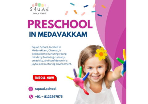 Preschool in Medavakkam – Squad School
