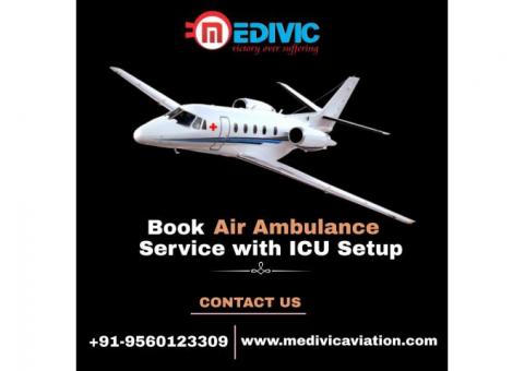 India’s Most Economical Air Ambulance Service in Guwahati by Medivic