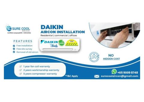 Daikin Aircon Installation Singapore  - FREE SITE SURVEY