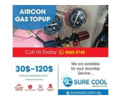 Aircon gas top-up