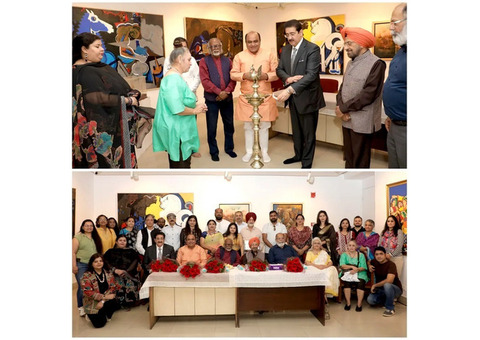Dr. Sandeep Marwah Inaugurates National Art Exhibition ‘Frames