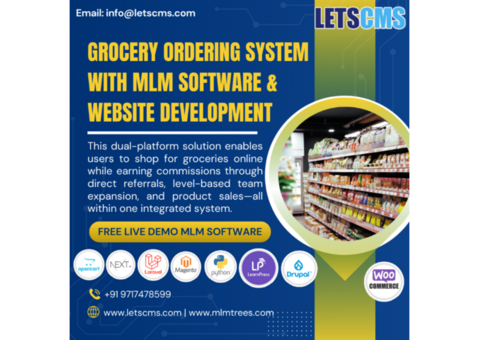 Grocery Ordering System with MLM Software & Website Development
