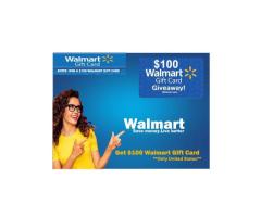 Enter for a $100 Walmart Gift Card!