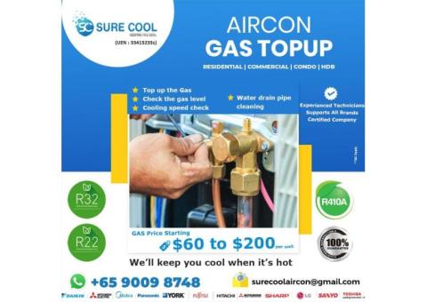 Surecool Aircon - Aircon gas top-up Singapore