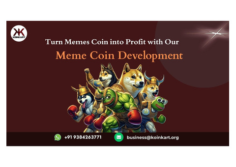 Turn Memes Coin into Profit with Our Meme Coin Development