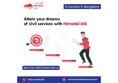 Attain your Dreams of Civil services, Best UPSC Coaching in Bangalore