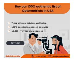 Get the maximum reach from our Optometrist email list