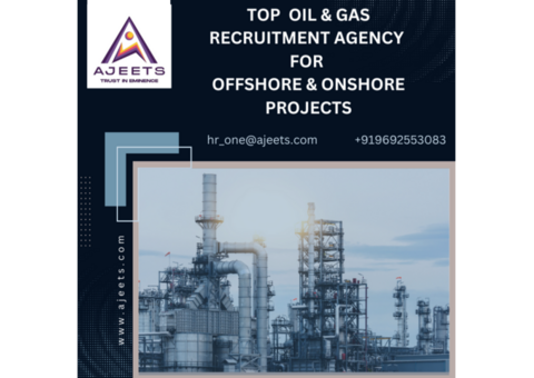 Top Oil & Gas Recruitment Agency for Offshore and Onshore Projects