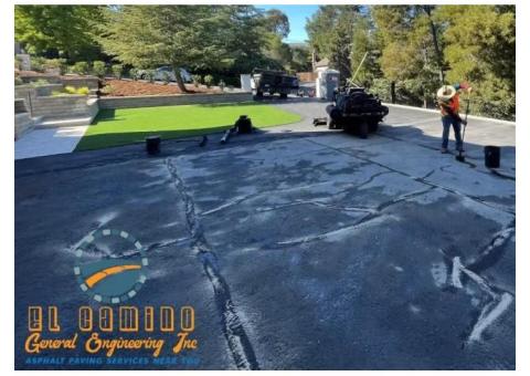 Menlo Park residential asphalt paving