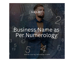 Business name as per numerology