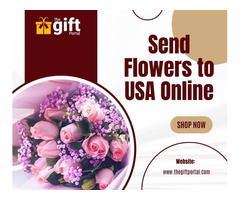 Send Flowers to USA Online from Anywhere via TheGiftPortal