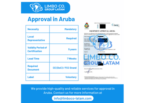 Type Approval in Aruba